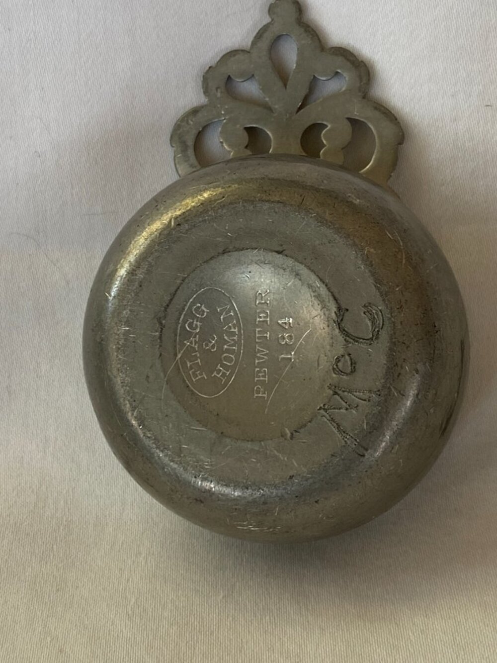 Vintage Flagg & Homan of Cincinnati #184 - 2" Porringer Dish one handle. 1930's - Picture 3 of 6